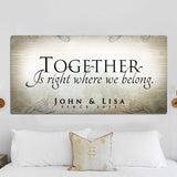 Together Sign - Tailored Canvases - Flyclothing LLC