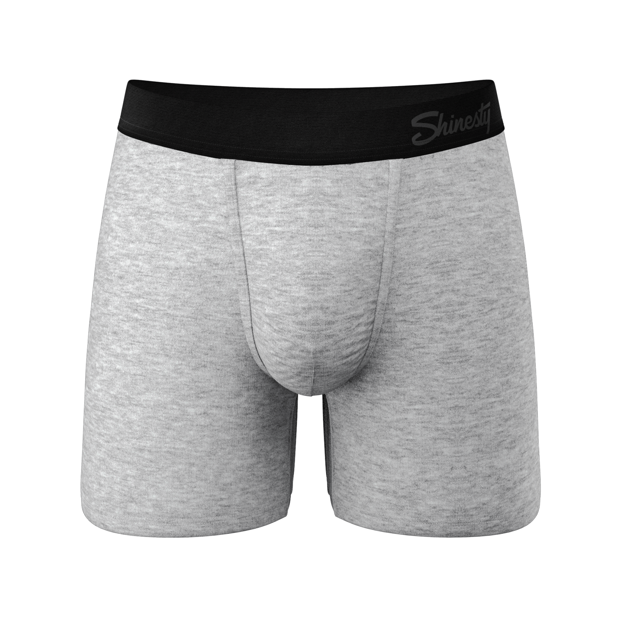 The Gray Area | Heather Grey Ball Hammock® Boxer and Cheeky Matching Couples Underwear 2 Pack - Shinesty