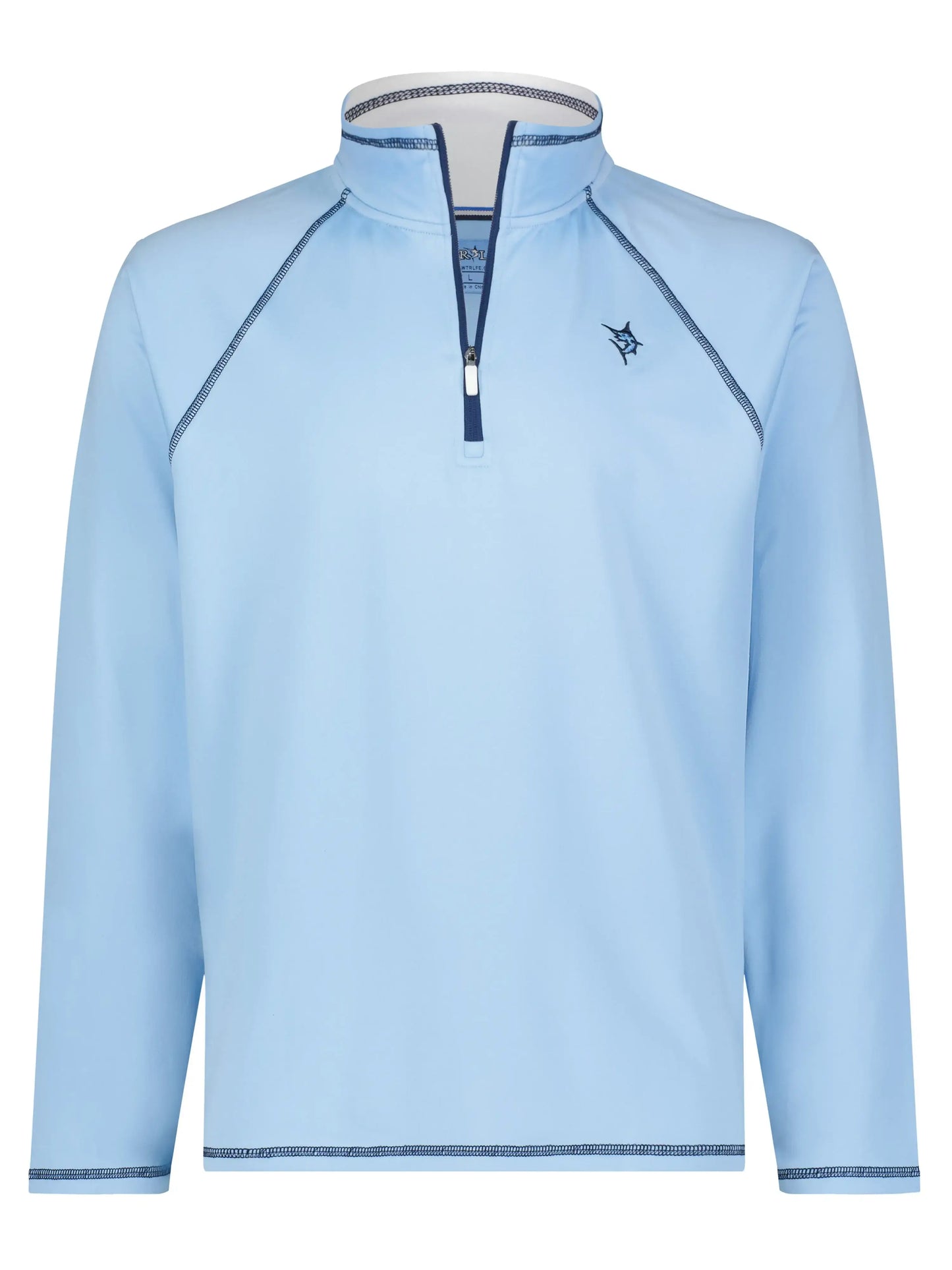 New Harbor Quarter Zip Effortless Comfort - White Water Life - Flyclothing LLC