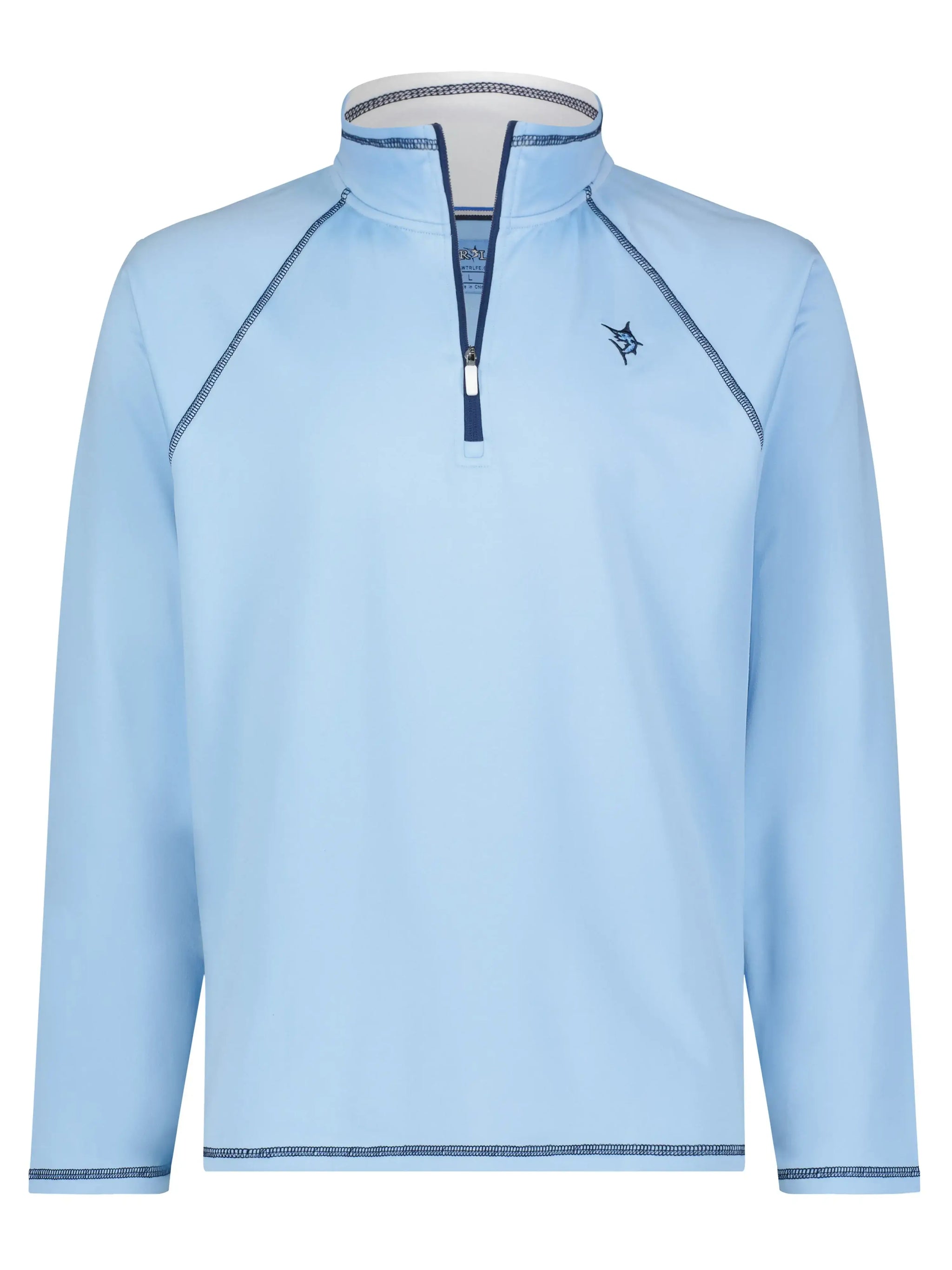 New Harbor Quarter Zip Effortless Comfort - White Water Life - Flyclothing LLC