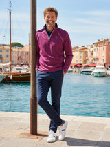 New Harbor Quarter Zip Effortless Comfort - White Water Life - Flyclothing LLC