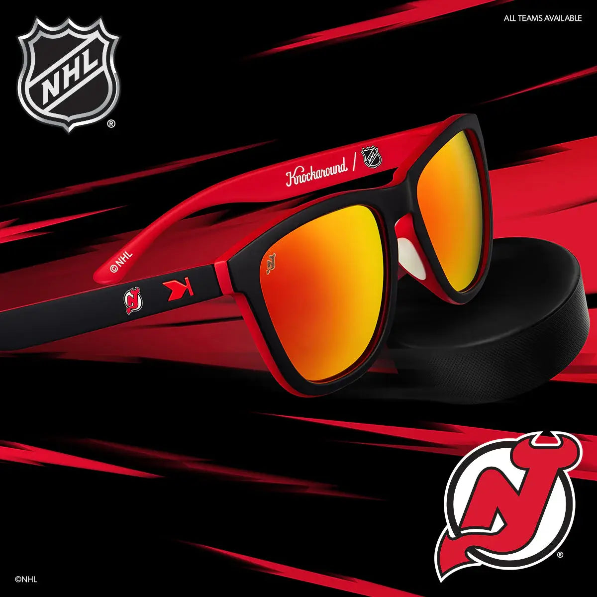 New Jersey Devils - Knockaround - Flyclothing LLC
