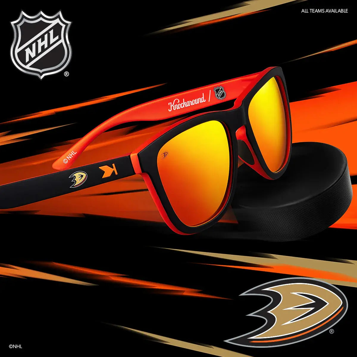 Anaheim Ducks - Knockaround - Flyclothing LLC