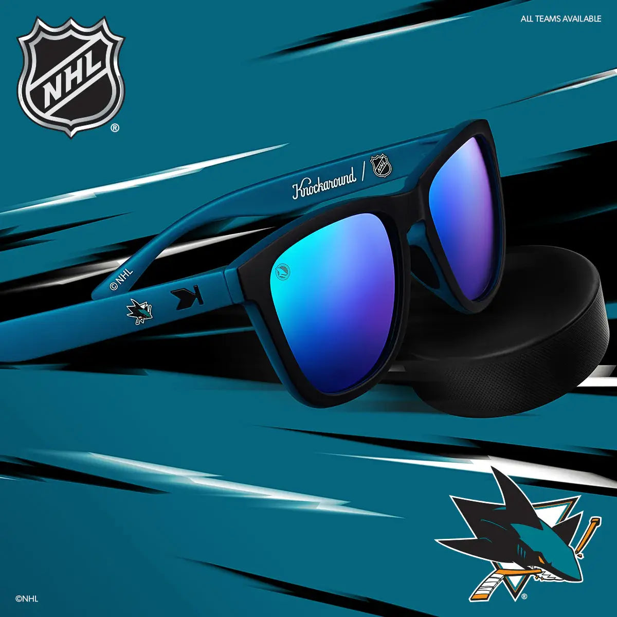 San Jose Sharks - Knockaround - Flyclothing LLC