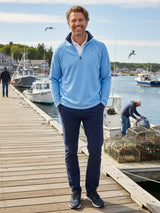 New Harbor Quarter Zip Effortless Comfort - White Water Life - Flyclothing LLC