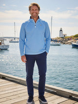 New Harbor Quarter Zip Effortless Comfort - White Water Life - Flyclothing LLC
