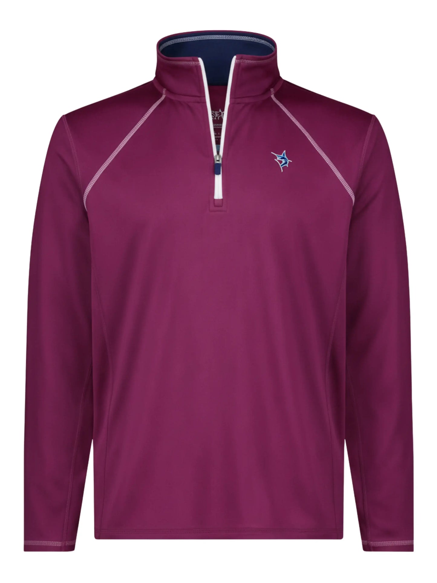 New Harbor Quarter Zip Effortless Comfort - White Water Life - Flyclothing LLC