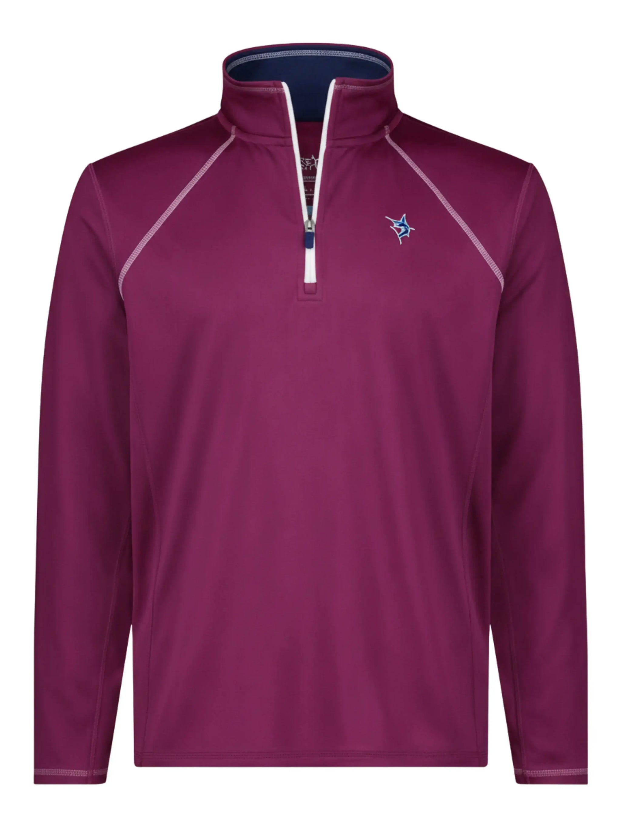 New Harbor Quarter Zip Effortless Comfort - White Water Life - Flyclothing LLC