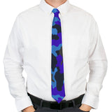 Buckle-Down Necktie - Camo Blue