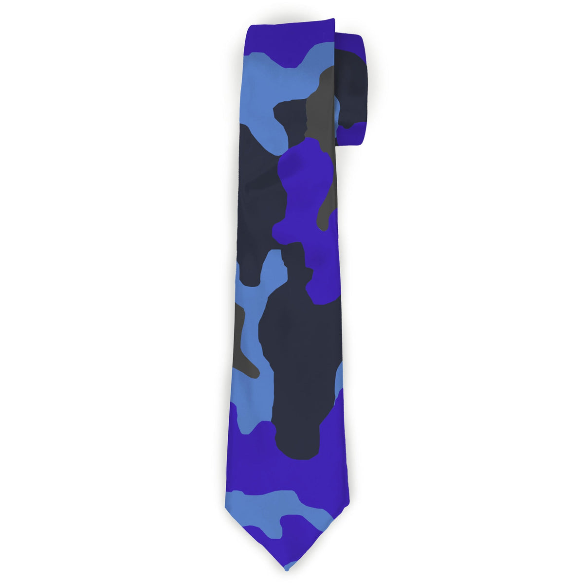 Buckle-Down Necktie - Camo Blue