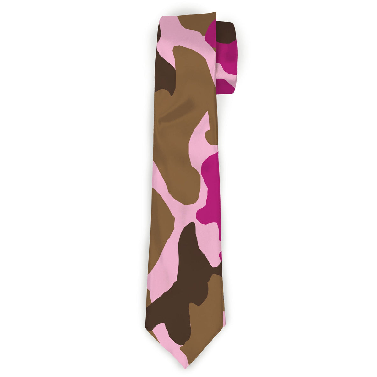 Buckle-Down Necktie - Camo Pink
