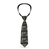 Buckle-Down Necktie - CALIFORNIA/Flag Bear Black/Camo Gray/Camo Olive - Buckle-Down - Flyclothing LLC