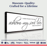 Song Of Solomon 3:4 - I Have Found The One Sign IV - Tailored Canvases - Flyclothing LLC