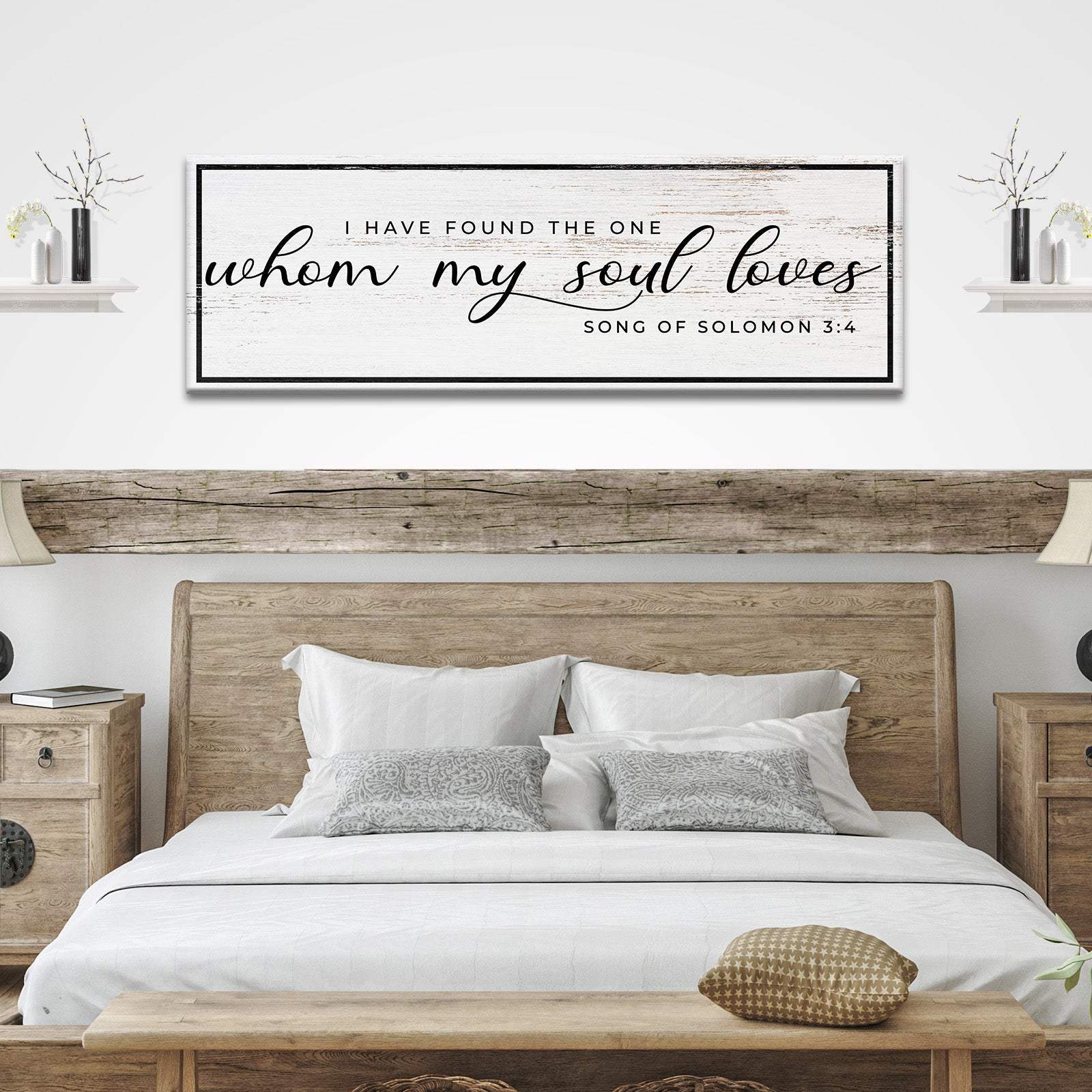 Song Of Solomon 3:4 - I Have Found The One Sign II - Tailored Canvases - Flyclothing LLC