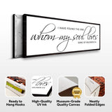 Song Of Solomon 3:4 - I Have Found The One Sign IV - Tailored Canvases - Flyclothing LLC