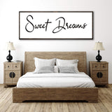 Sweet Dreams Sign II - Tailored Canvases - Flyclothing LLC