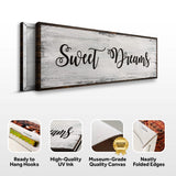 Sweet Dreams Sign VI - Tailored Canvases - Flyclothing LLC