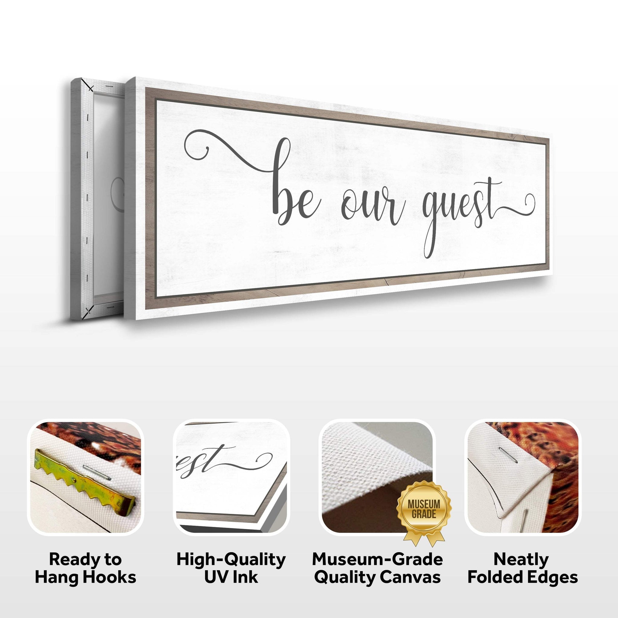 Be Our Guest Sign - Tailored Canvases - Flyclothing LLC