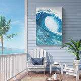 Psalm 93:4 - Mightier Than The Waves Sign - Tailored Canvases - Flyclothing LLC