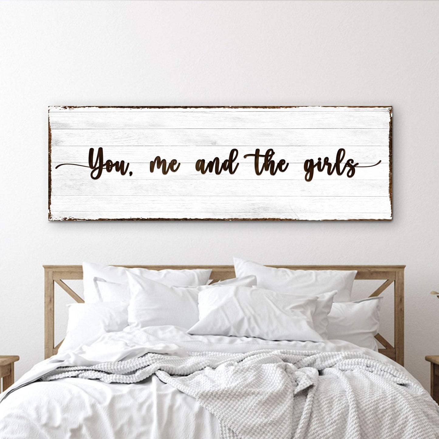 You, Me, And The Girls Sign - Tailored Canvases - Flyclothing LLC