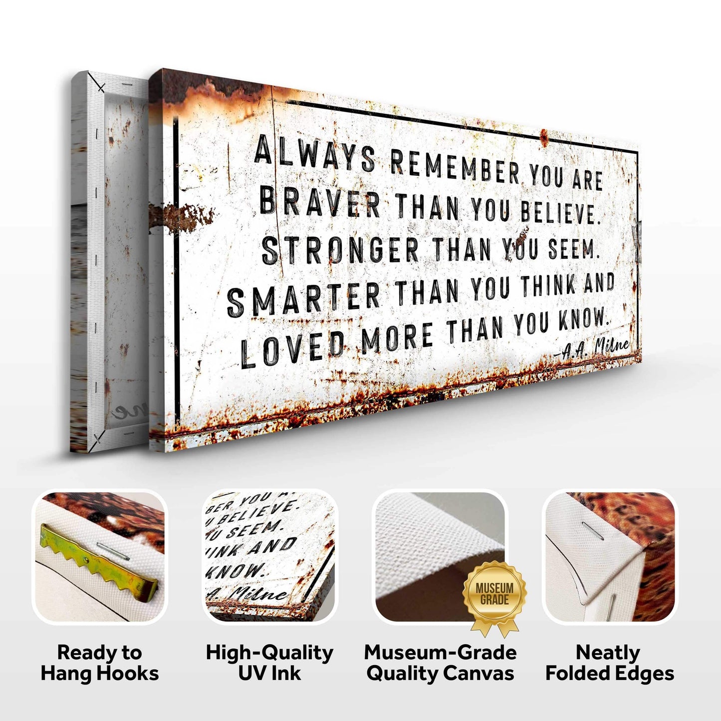 You Are Loved More Than You Know Rustic Sign - Tailored Canvases - Flyclothing LLC