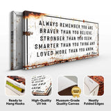You Are Loved More Than You Know Rustic Sign - Tailored Canvases - Flyclothing LLC