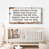 You Are Loved More Than You Know Rustic Sign - Tailored Canvases - Flyclothing LLC