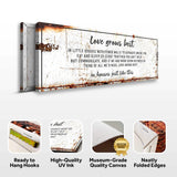 Love Grows Best In Little Houses Sign II - Tailored Canvases - Flyclothing LLC