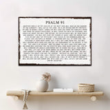 Psalm 91 - Whoever Dwells Sign - Tailored Canvases - Flyclothing LLC