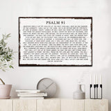 Psalm 91 - Whoever Dwells Sign - Tailored Canvases - Flyclothing LLC