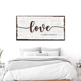 1 Corinthians 13 - Love Sign - Tailored Canvases - Flyclothing LLC