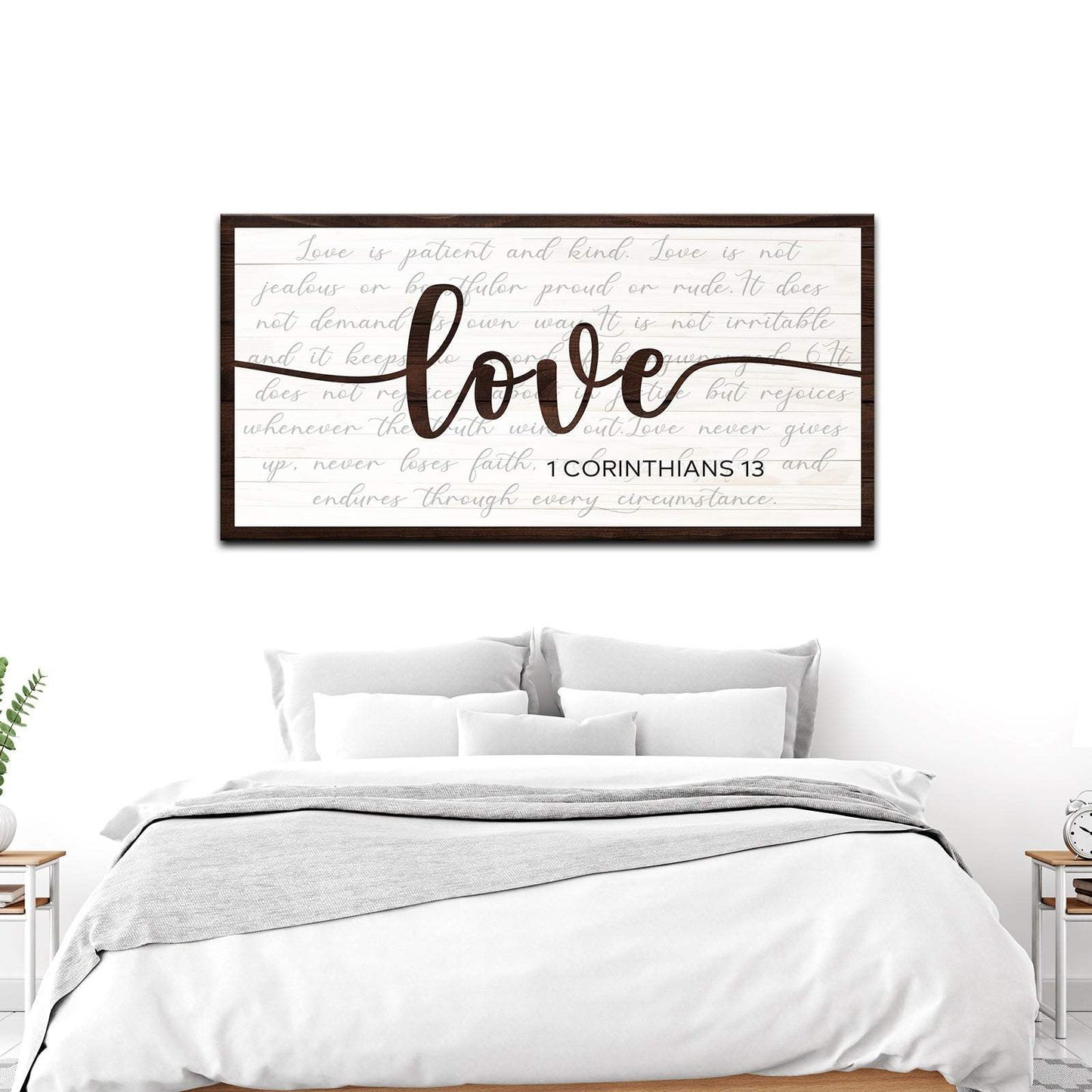 1 Corinthians 13 - Love Sign - Tailored Canvases - Flyclothing LLC
