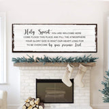 Holy Spirit Rustic Sign - Tailored Canvases - Flyclothing LLC