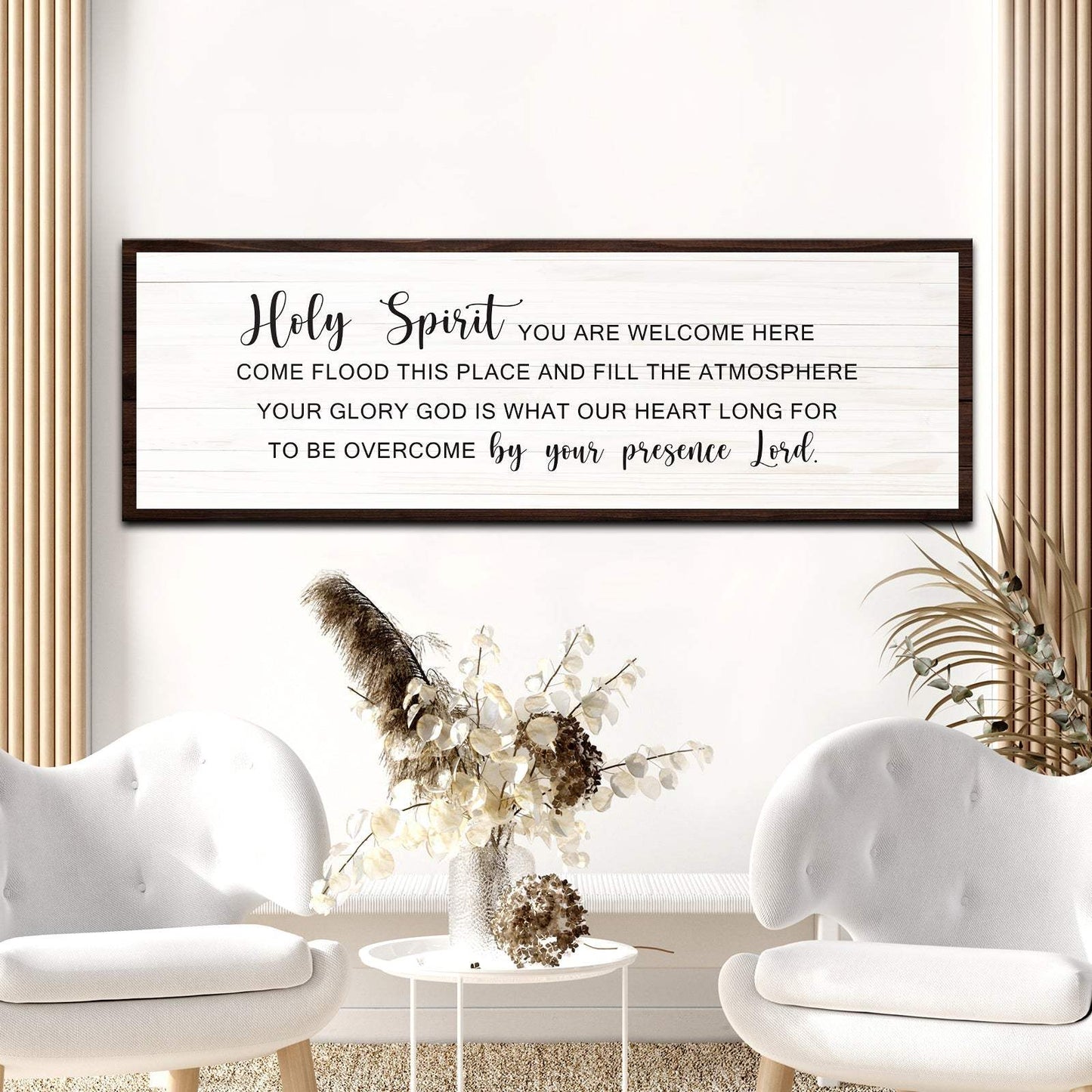 Holy Spirit Rustic Sign - Tailored Canvases - Flyclothing LLC