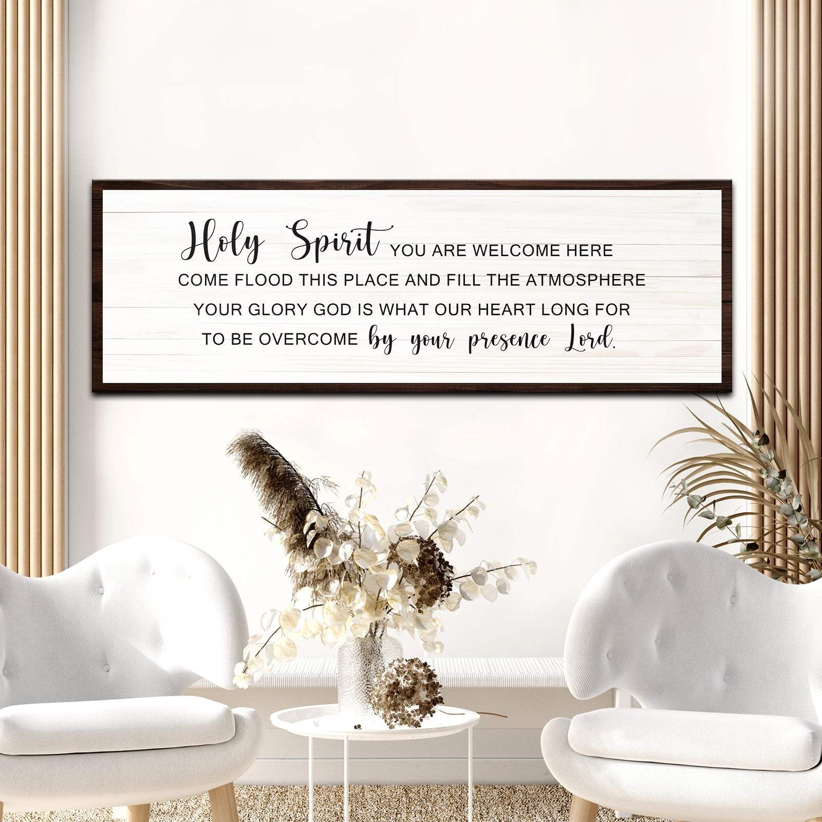 Holy Spirit Rustic Sign - Tailored Canvases - Flyclothing LLC