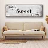 Home Sweet Home Grunge Sign - Tailored Canvases - Flyclothing LLC