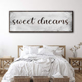 Sweet Dreams Bedroom Grunge Sign - Tailored Canvases - Flyclothing LLC