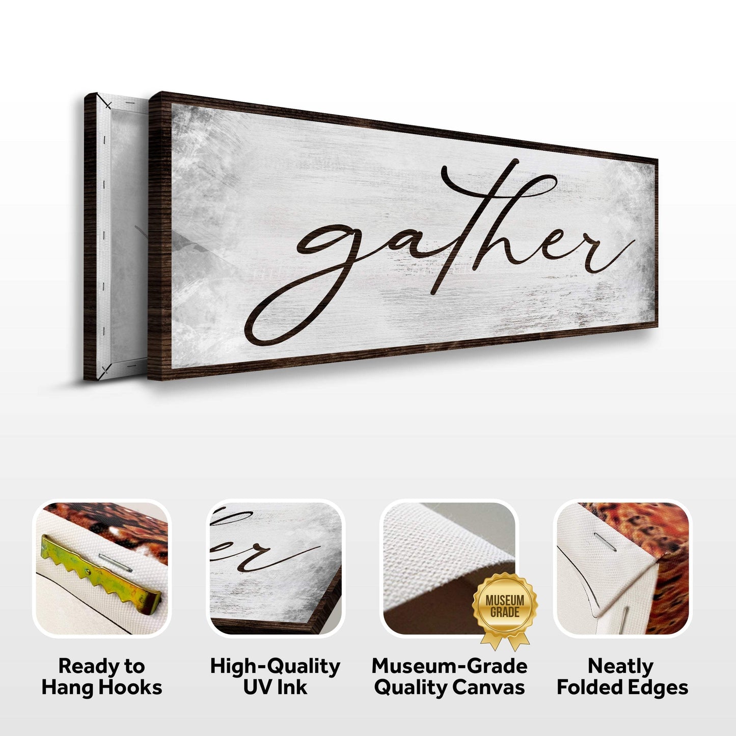 Gather Grunge Sign - Tailored Canvases - Flyclothing LLC