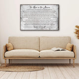 The Man In The Arena Grunge Sign - Tailored Canvases - Flyclothing LLC