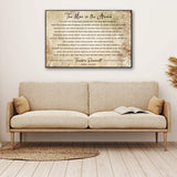 The Man In The Arena Grunge Sign - Tailored Canvases - Flyclothing LLC