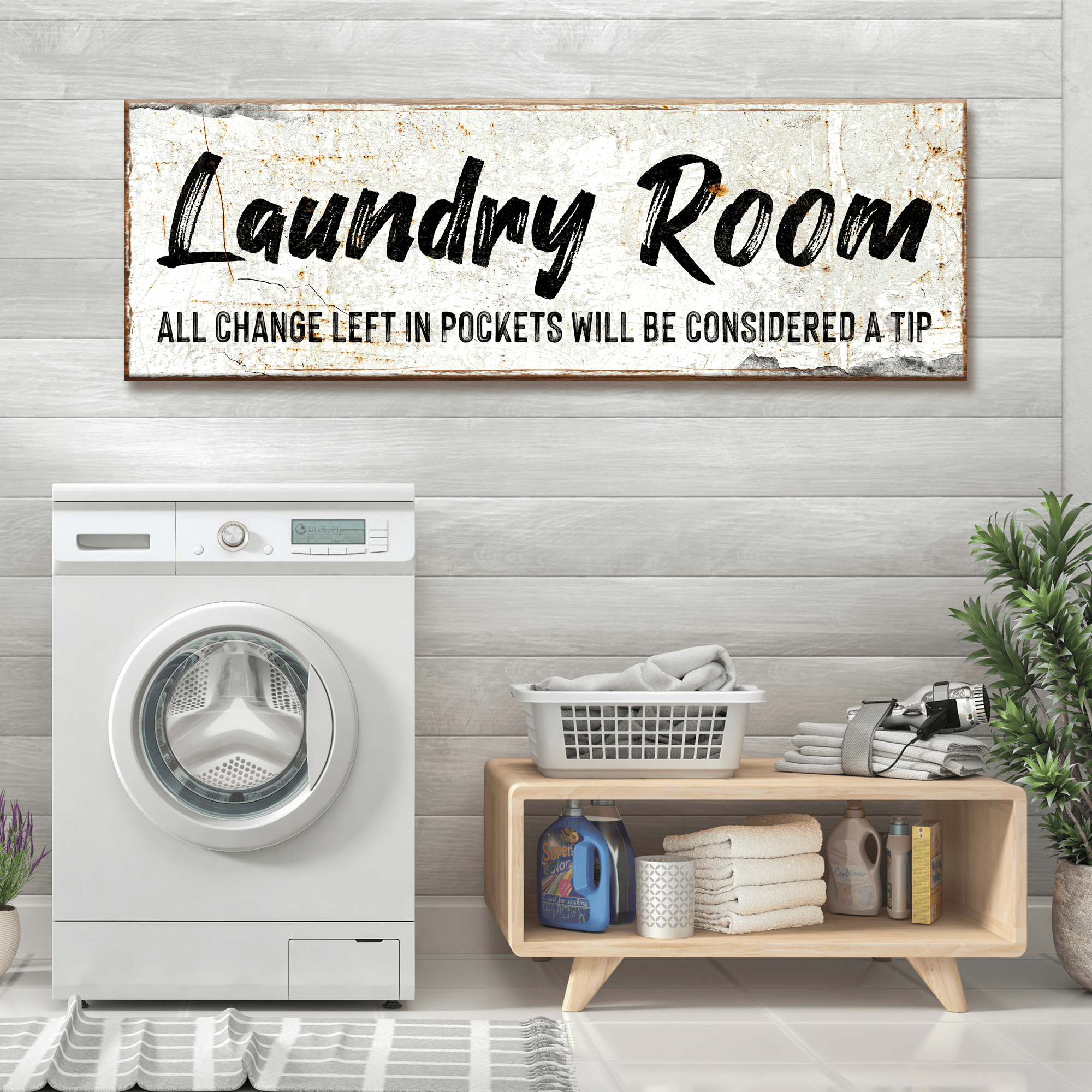 Laundry Room Sign II - Tailored Canvases - Flyclothing LLC