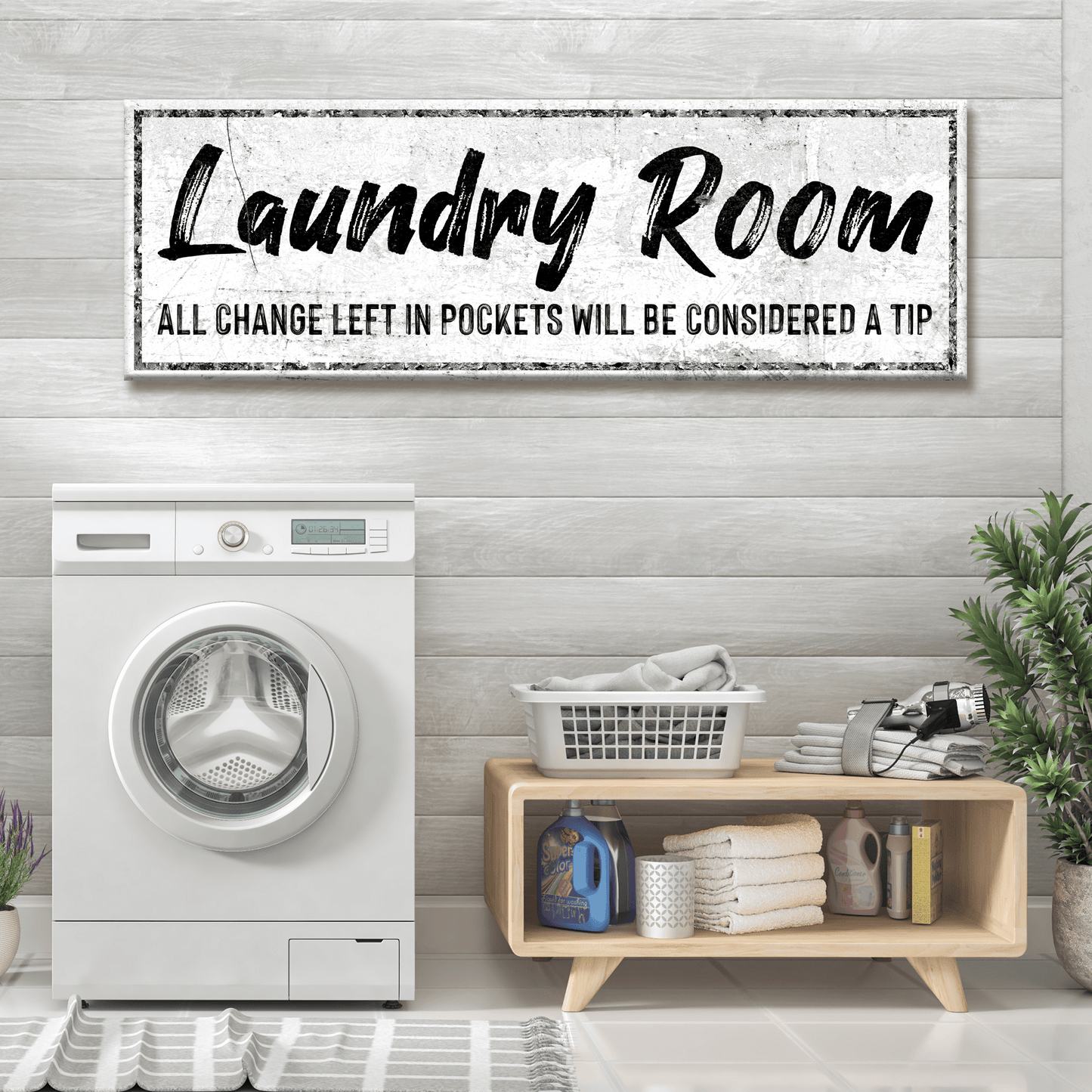 Laundry Room Sign II - Tailored Canvases - Flyclothing LLC