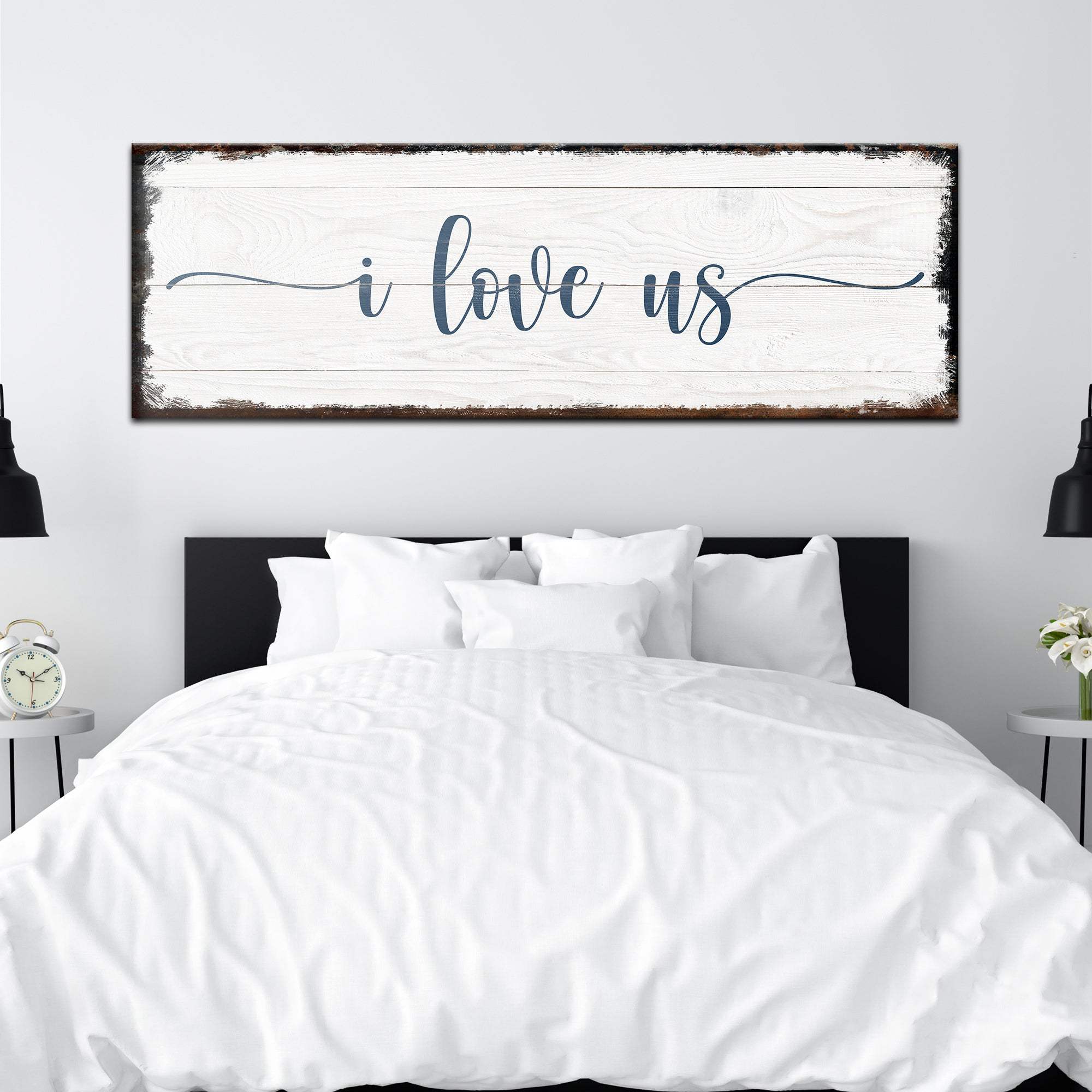 I Love Us Sign - Tailored Canvases - Flyclothing LLC