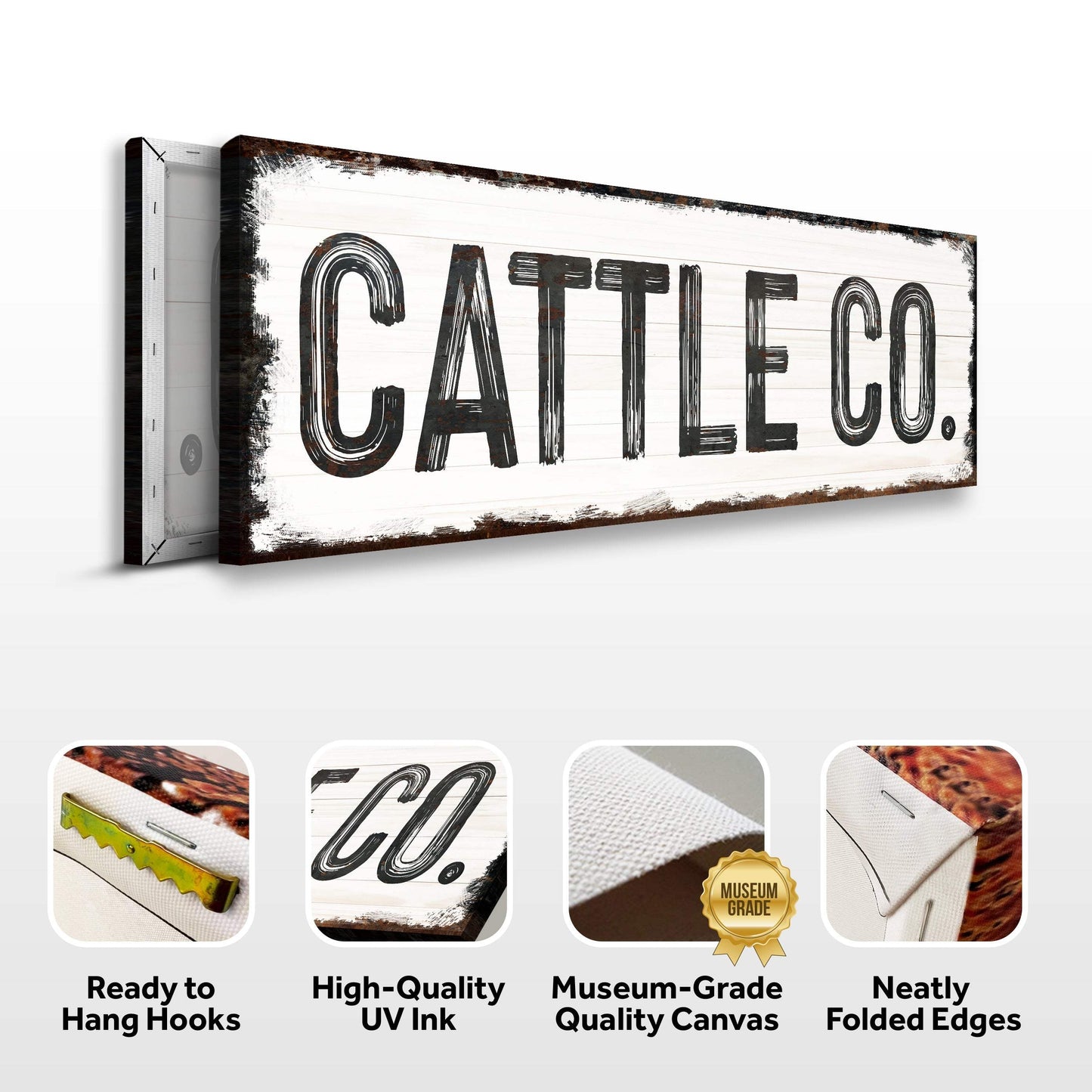Cattle Co Sign - Tailored Canvases - Flyclothing LLC