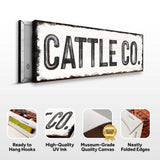 Cattle Co Sign - Tailored Canvases - Flyclothing LLC