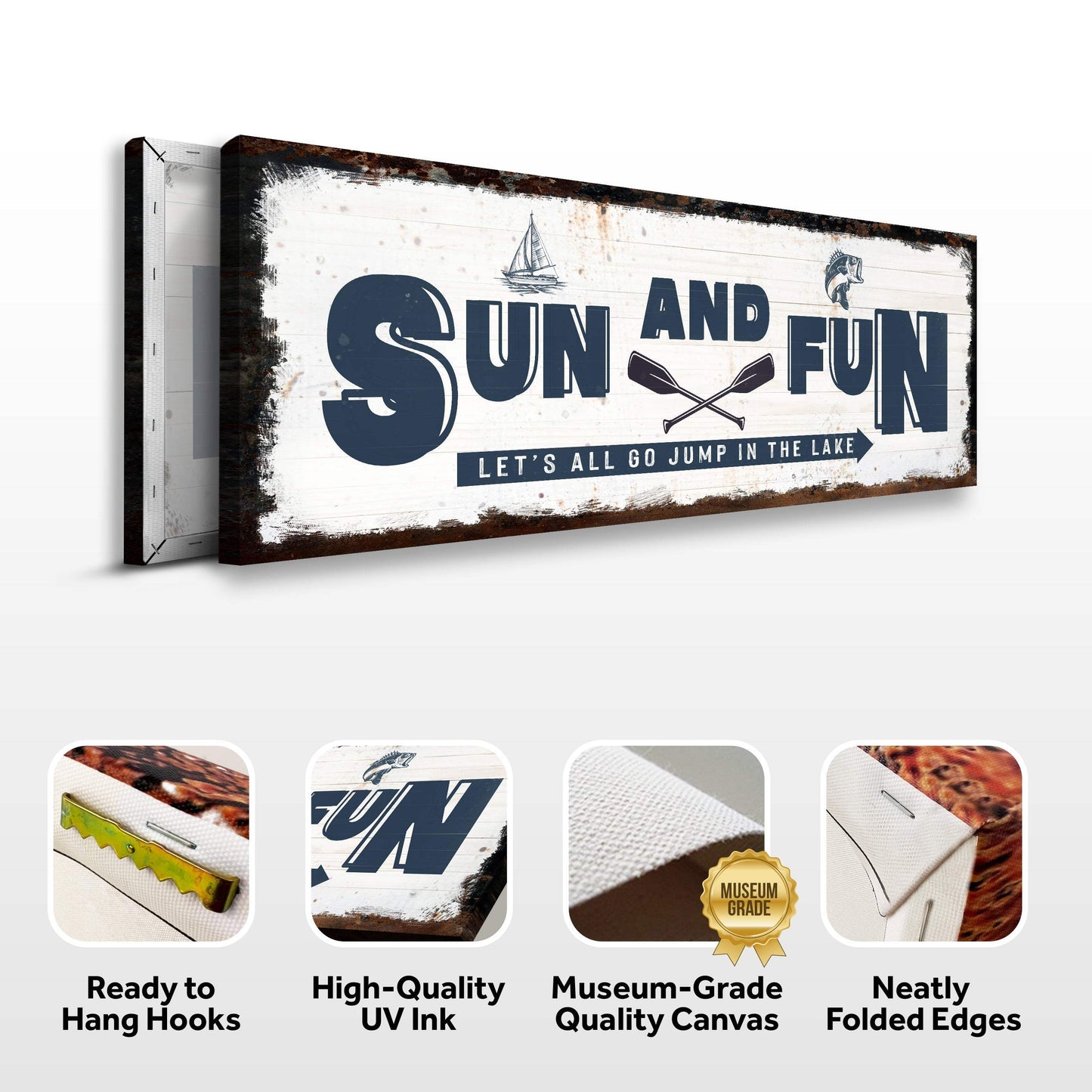 Sun And Fun Sign - Tailored Canvases - Flyclothing LLC