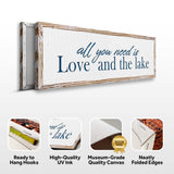 Love And The Lake Sign - Tailored Canvases - Flyclothing LLC
