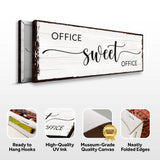 Office Sweet Office Sign - Tailored Canvases - Flyclothing LLC