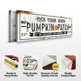 Pick Your Own Pumpkin Patch Sign - Tailored Canvases - Flyclothing LLC