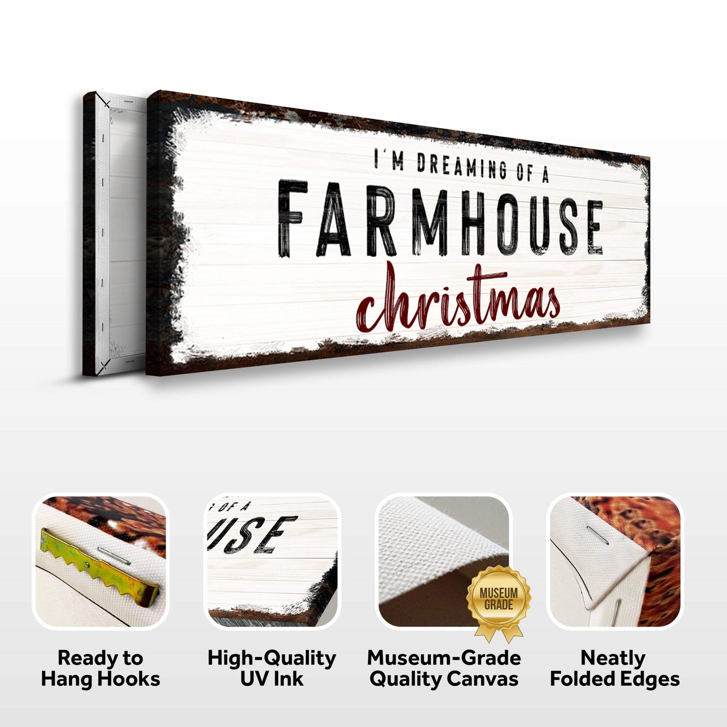 Farmhouse Christmas Sign - Tailored Canvases - Flyclothing LLC